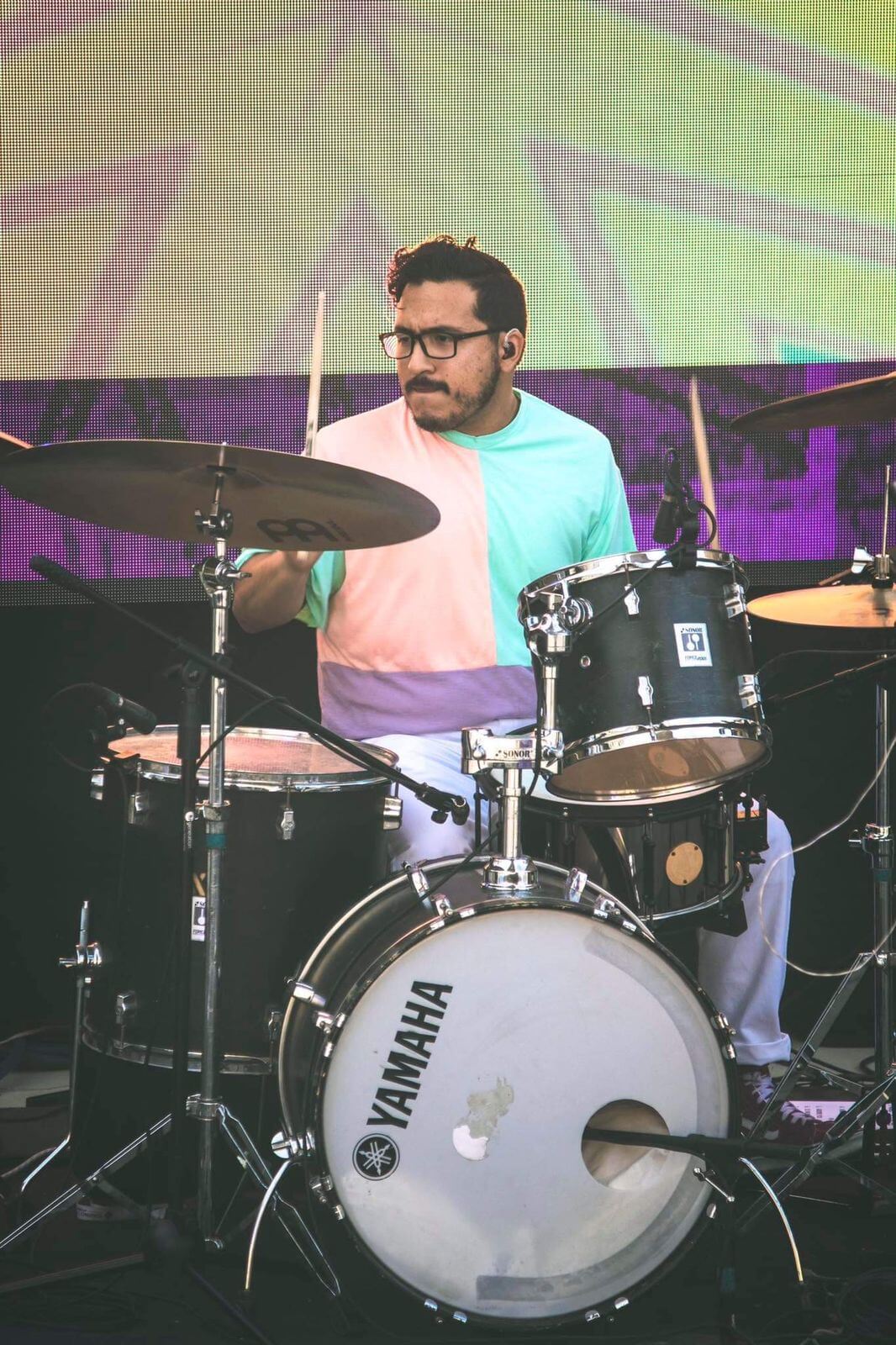 Francisco en vivo en un festival